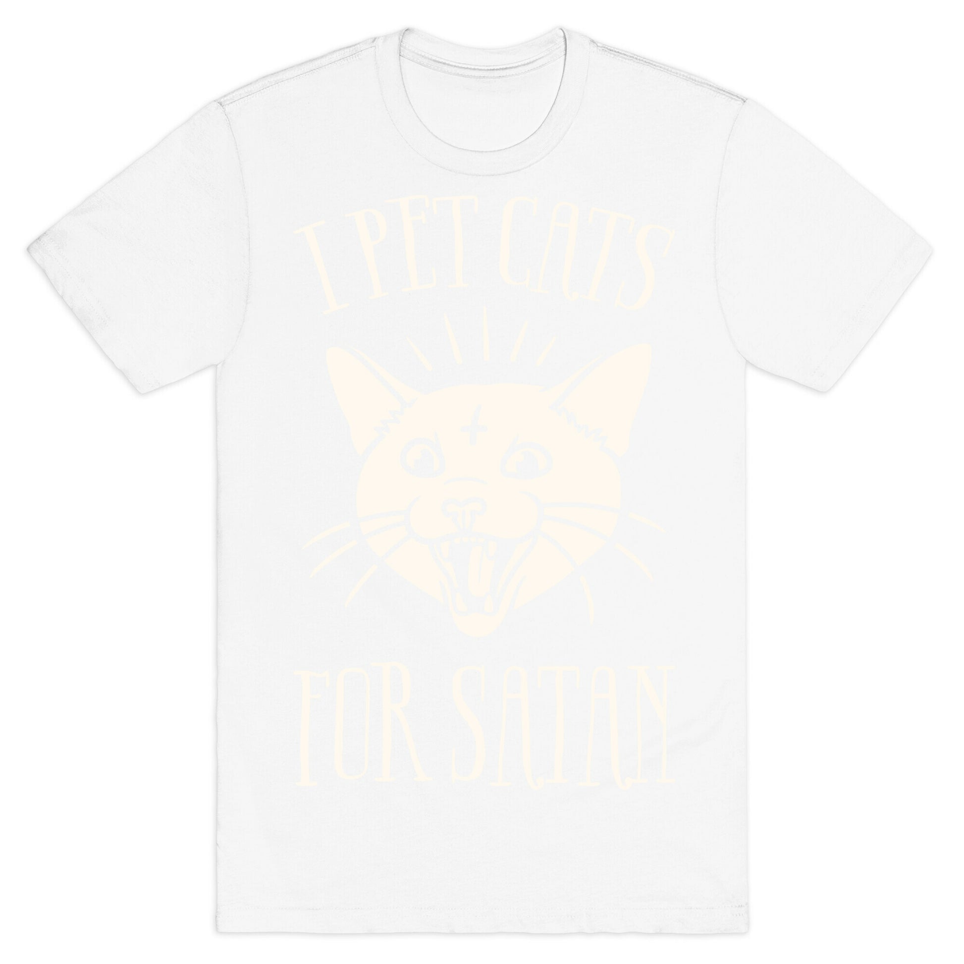 I Pet Cats For Satan T-Shirt