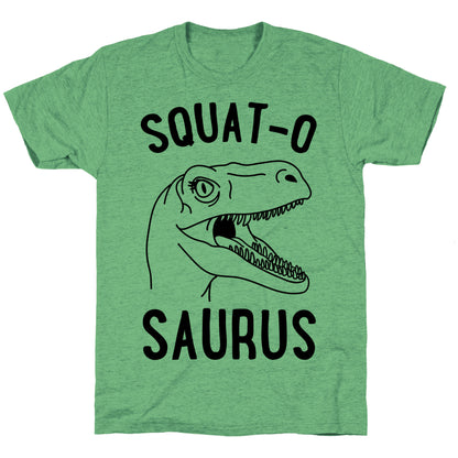 Squat-O-Saurus Unisex Triblend Tee