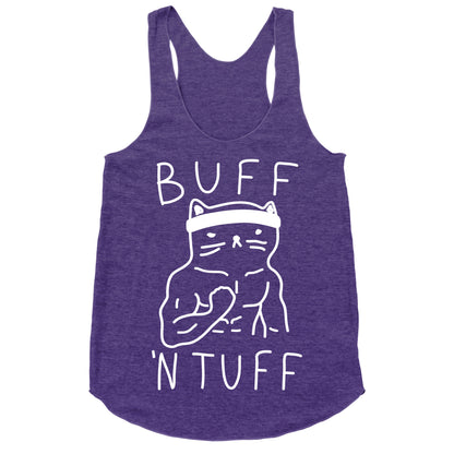 Buff 'N Tuff Cat Racerback Tank