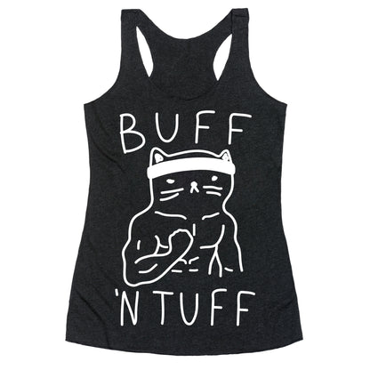 Buff 'N Tuff Cat Racerback Tank