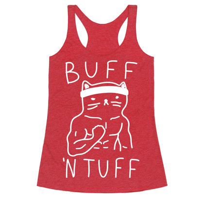 Buff 'N Tuff Cat Racerback Tank