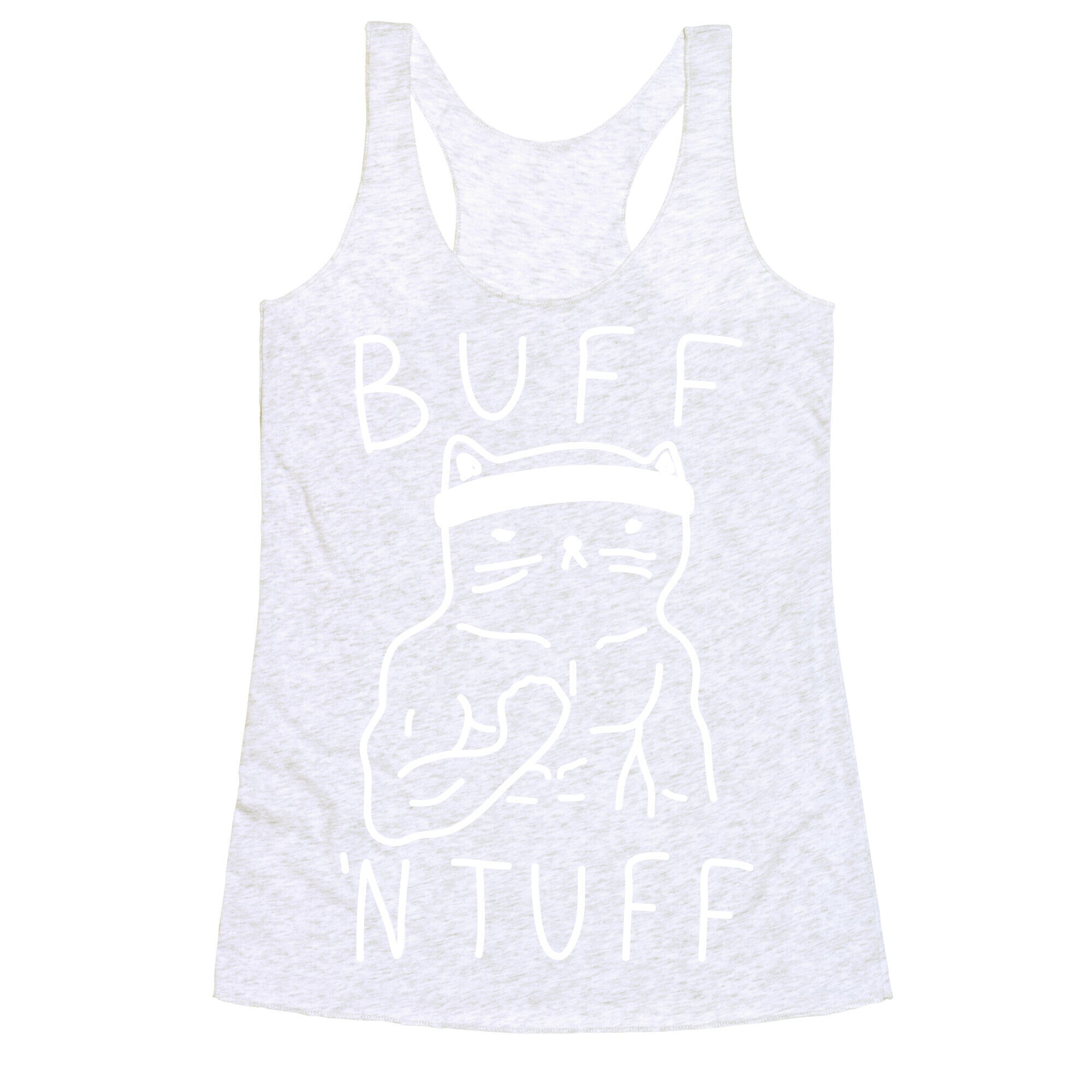 Buff 'N Tuff Cat Racerback Tank