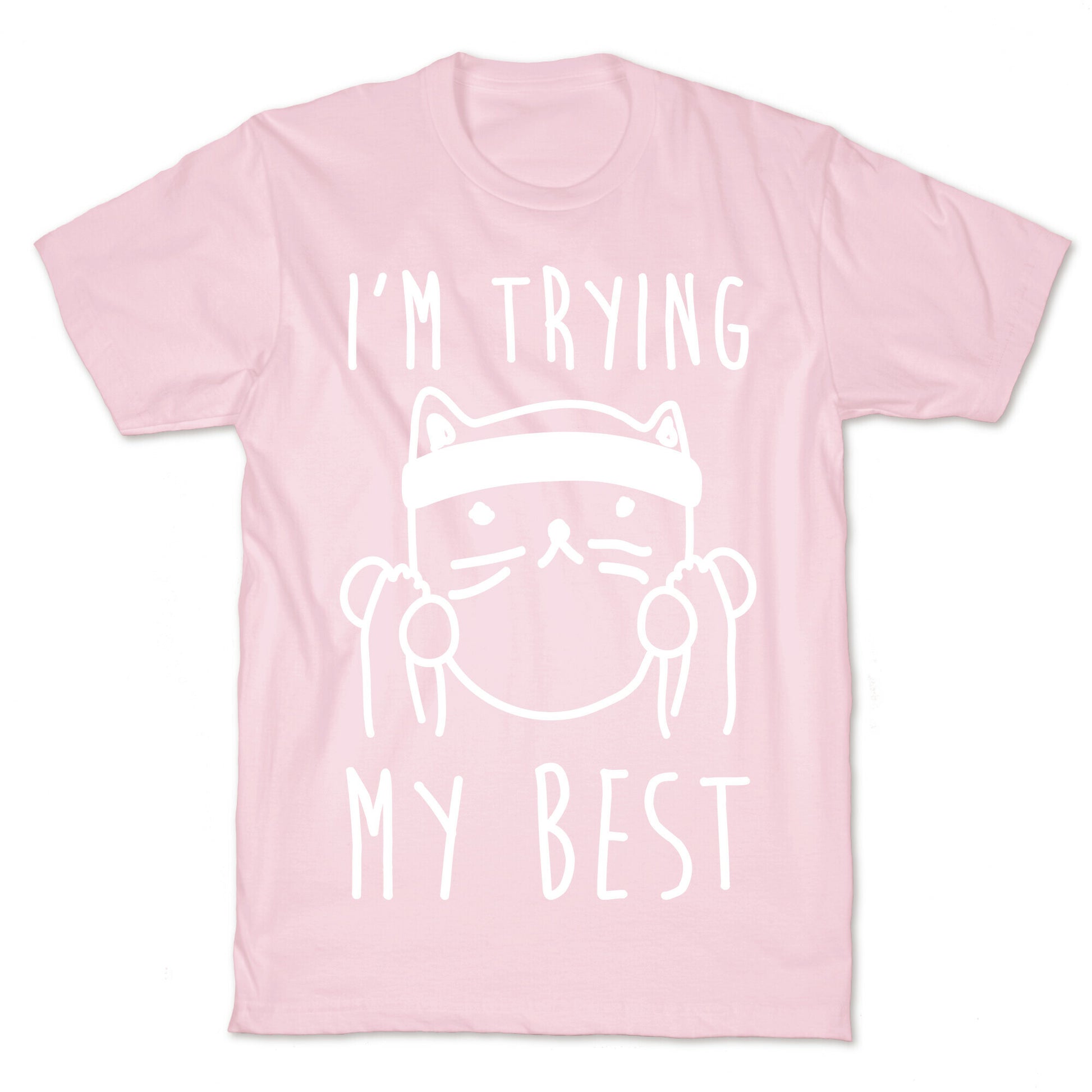 I'm Trying My Best Gym Cat T-Shirt