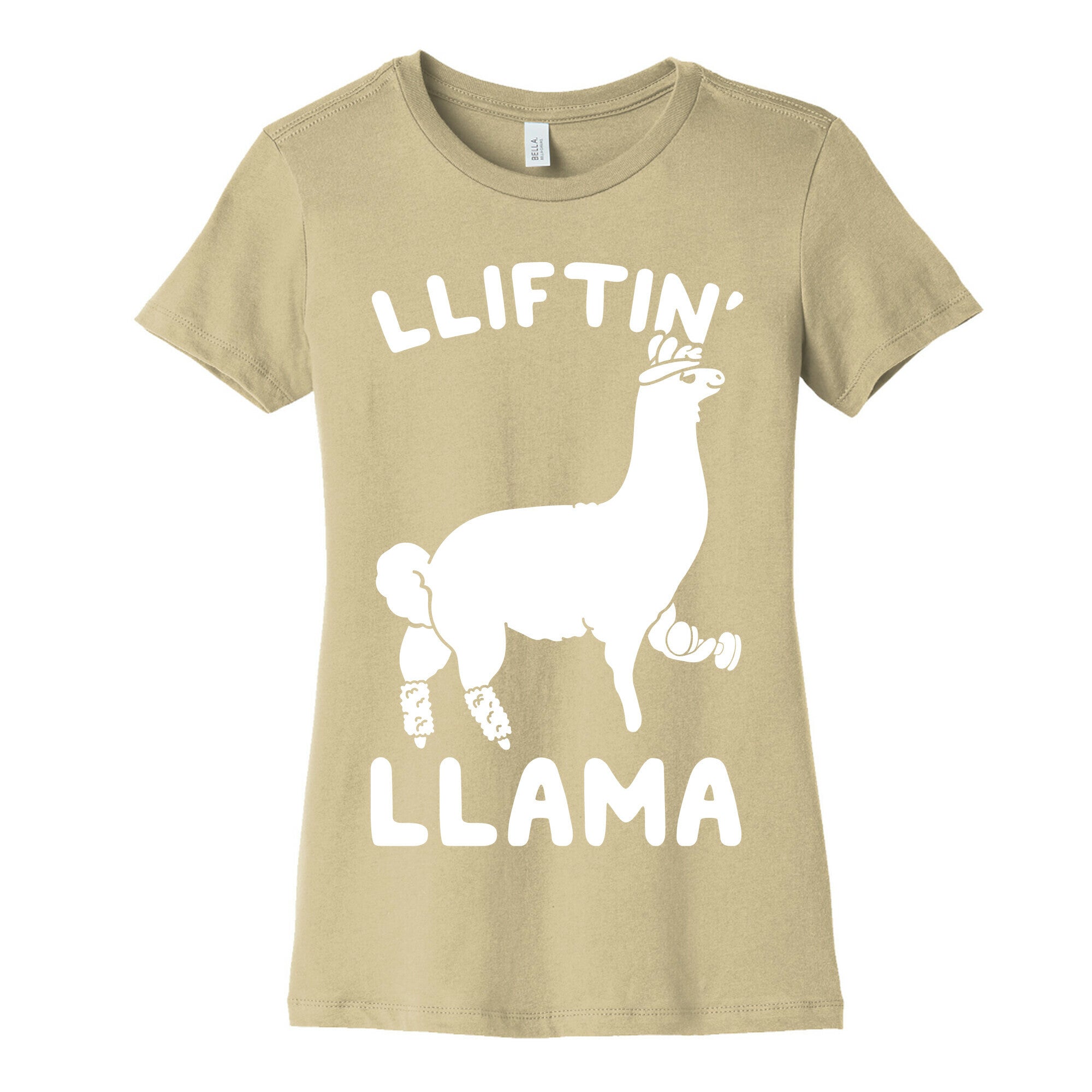 Lifting Llama Women's Cotton Tee