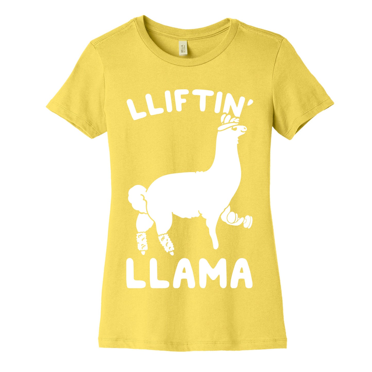 Lifting Llama Women's Cotton Tee