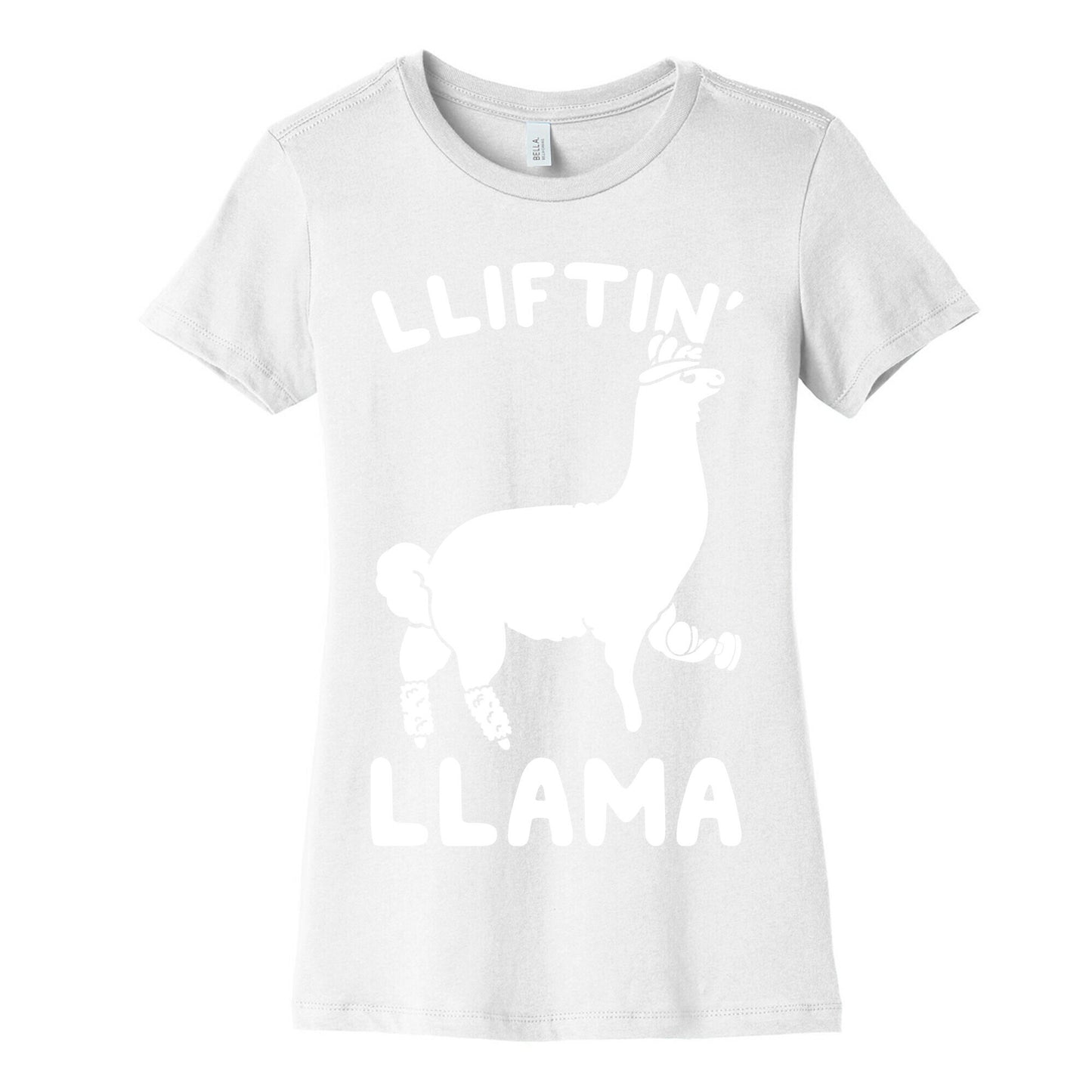 Lifting Llama Women's Cotton Tee