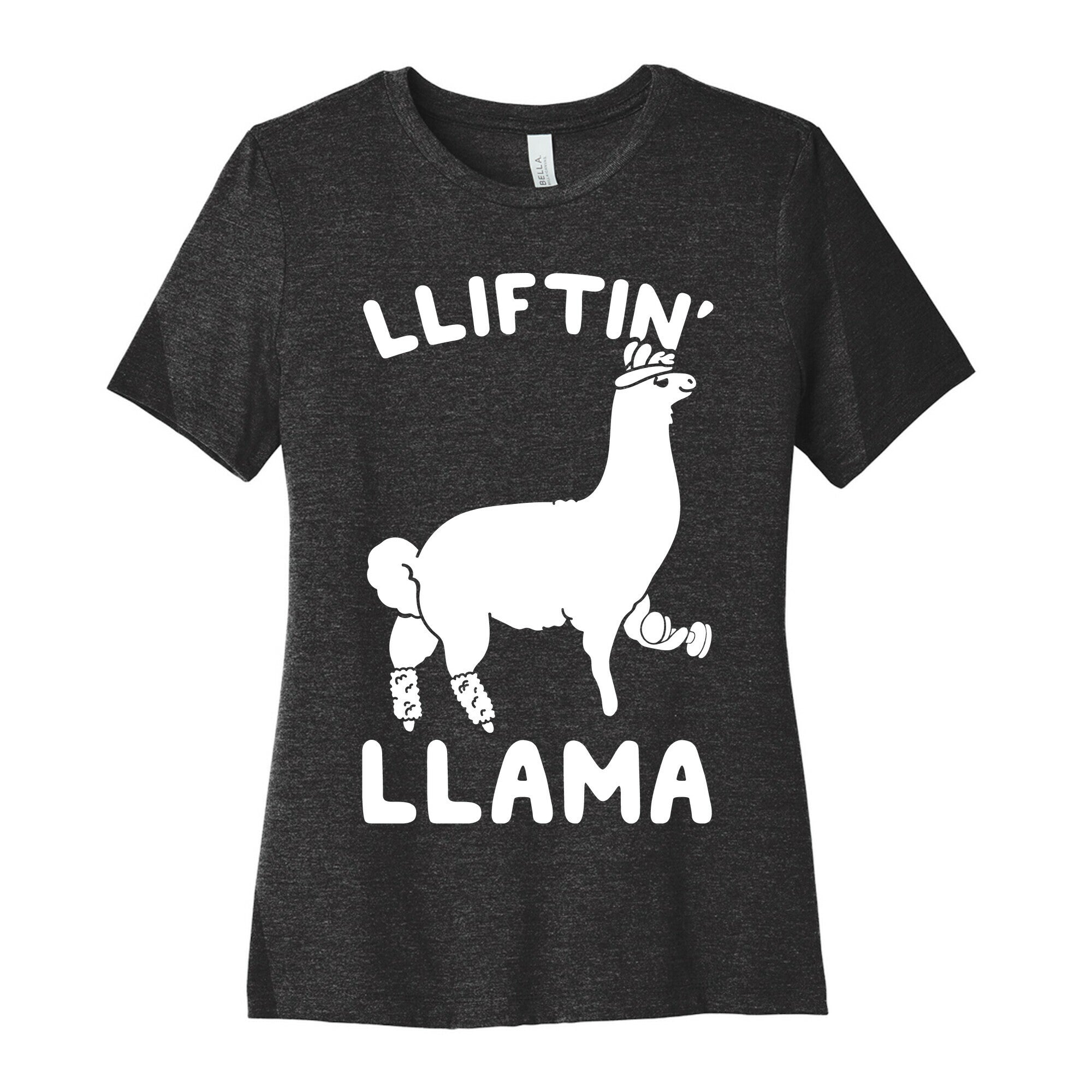 Lifting Llama Women's Cotton Tee