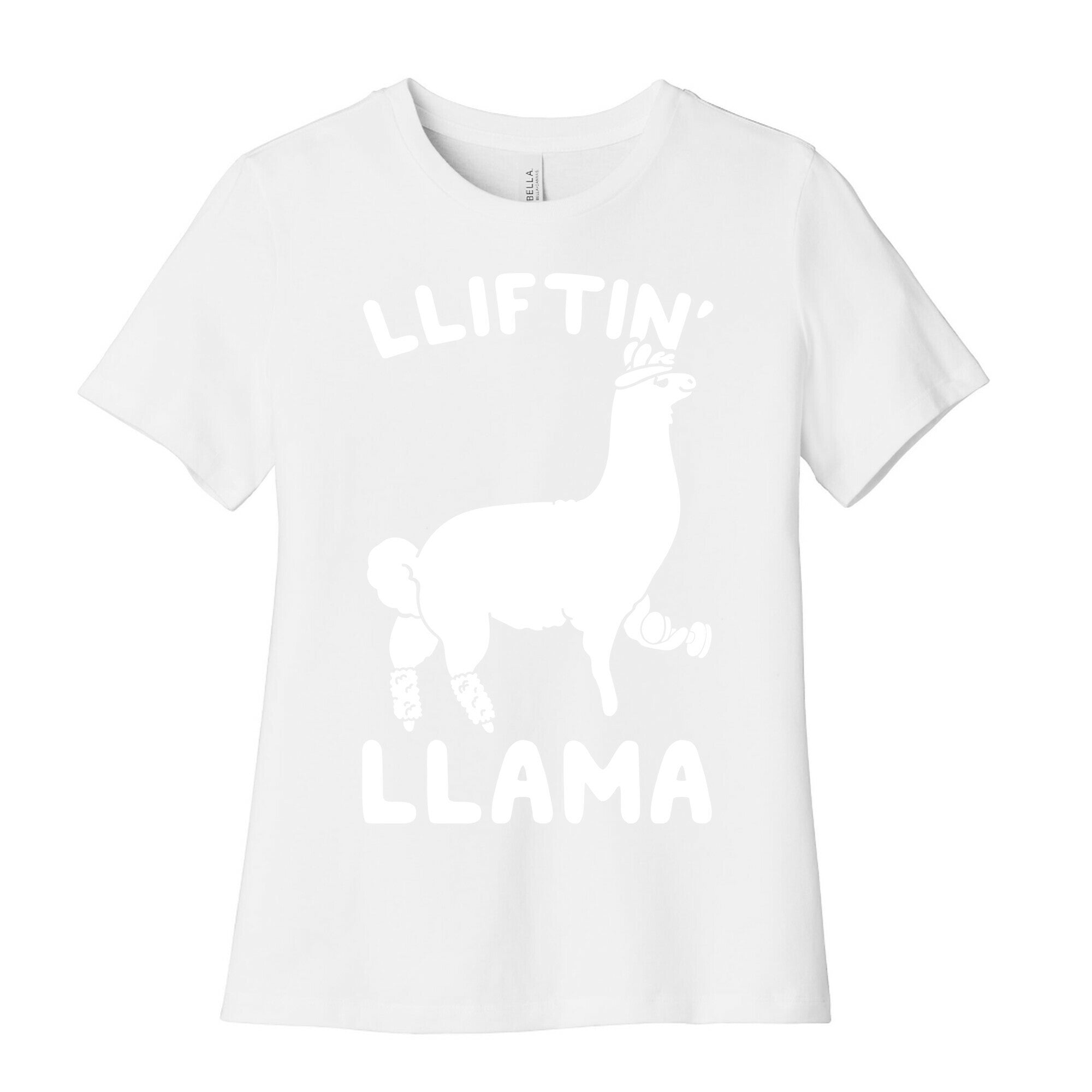 Lifting Llama Women's Cotton Tee