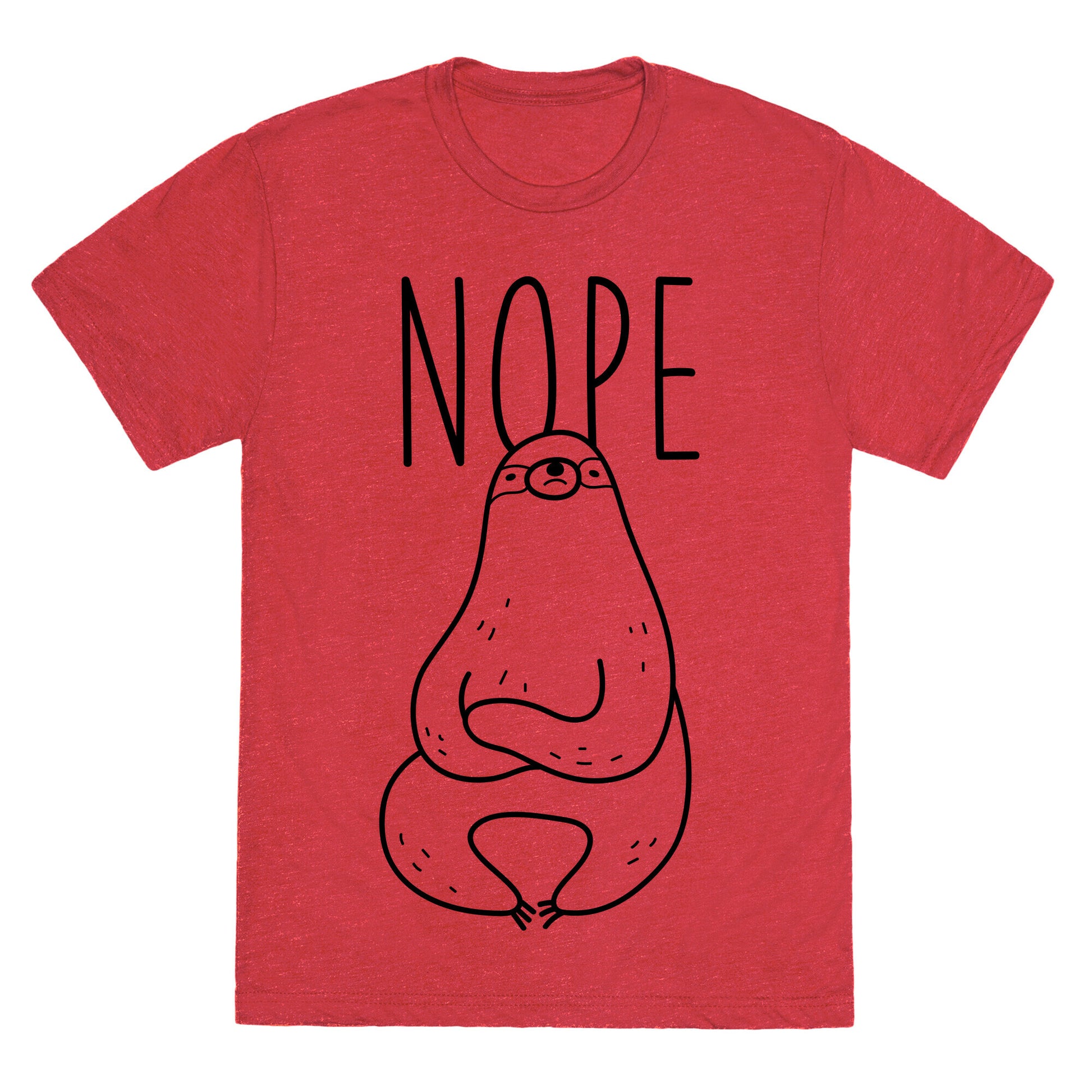 Nope Sloth  Unisex Triblend Tee