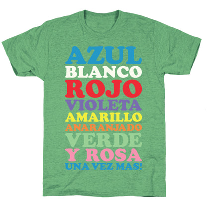 Spanish Color Song Unisex Triblend Tee