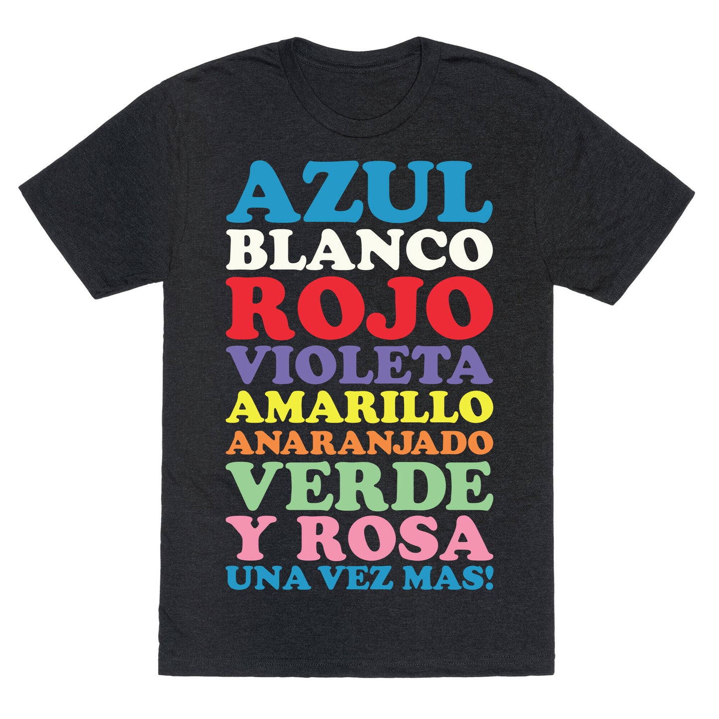 Spanish Color Song Unisex Triblend Tee