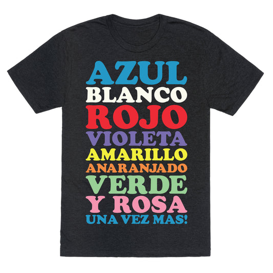 Spanish Color Song Unisex Triblend Tee