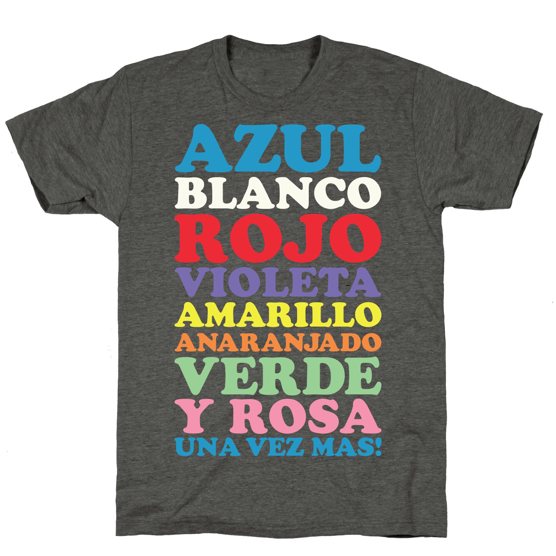 Spanish Color Song Unisex Triblend Tee