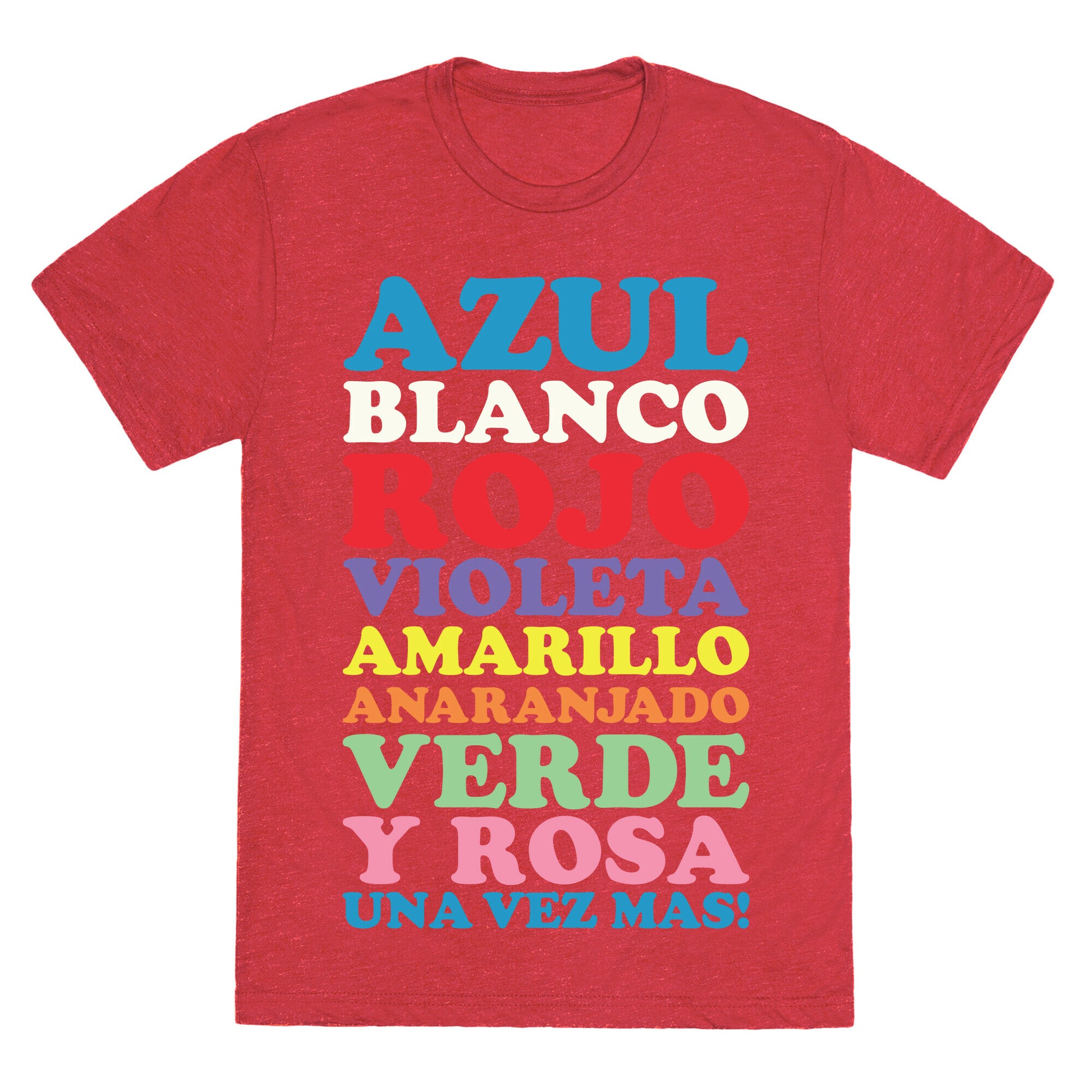 Spanish Color Song Unisex Triblend Tee