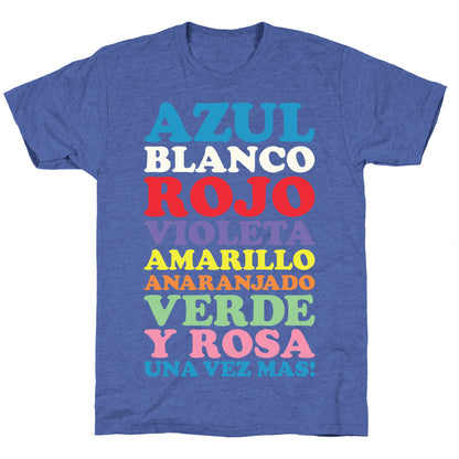 Spanish Color Song Unisex Triblend Tee