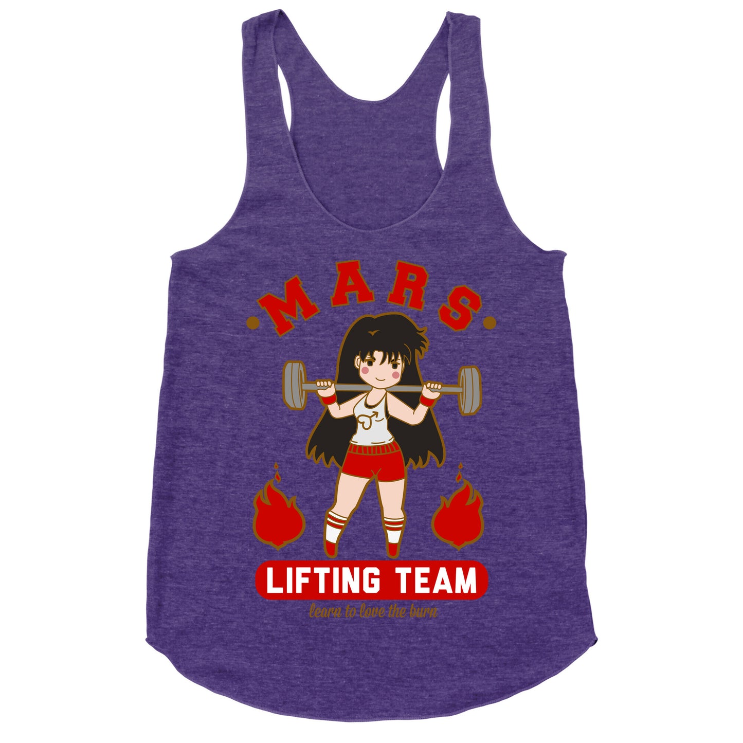 Mars Lifting Team Parody Racerback Tank