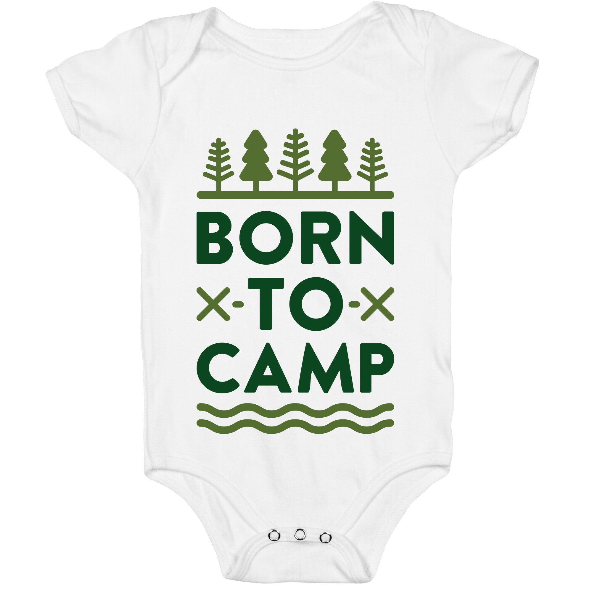 Born To Camp Baby One Piece