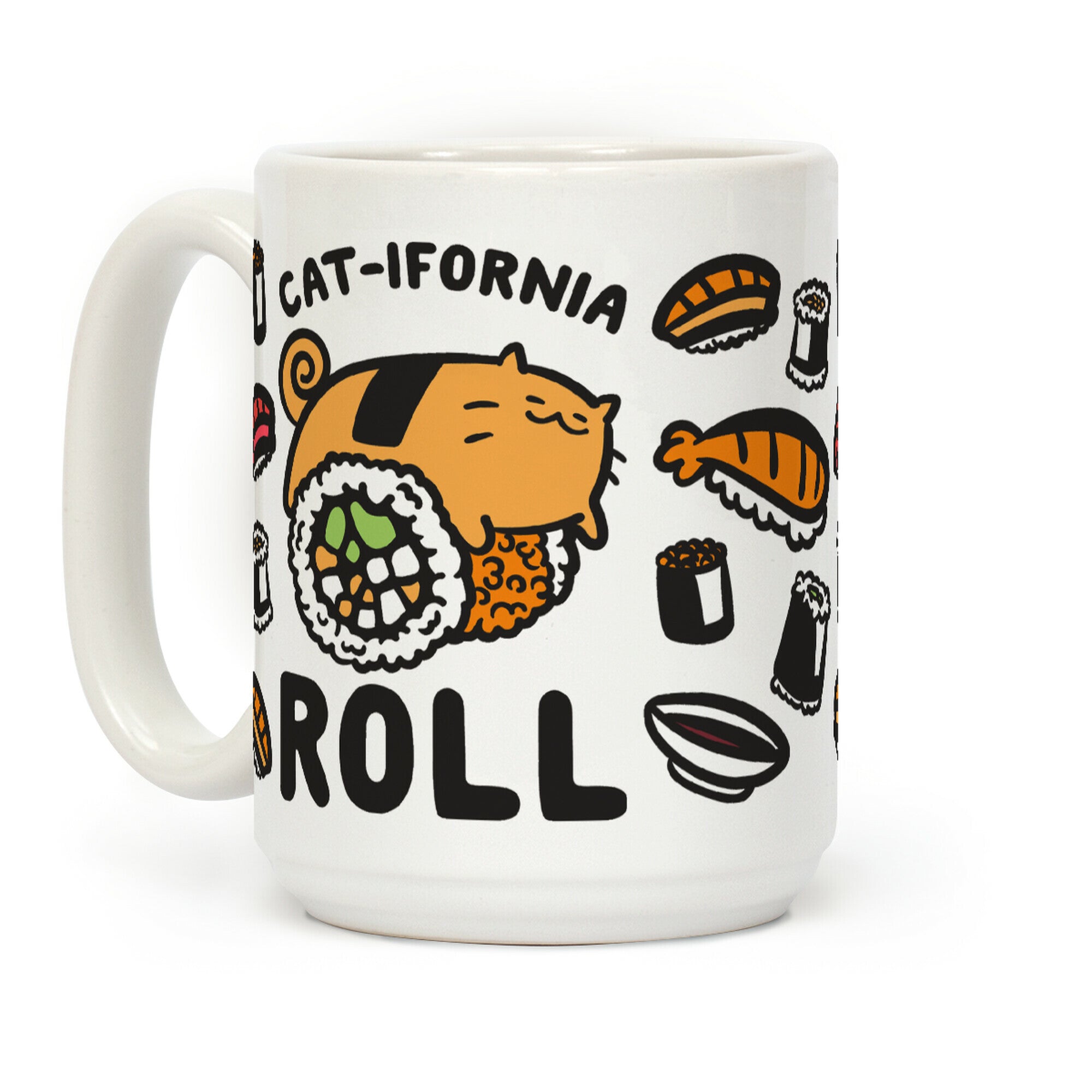 California Cat Roll Coffee Mug