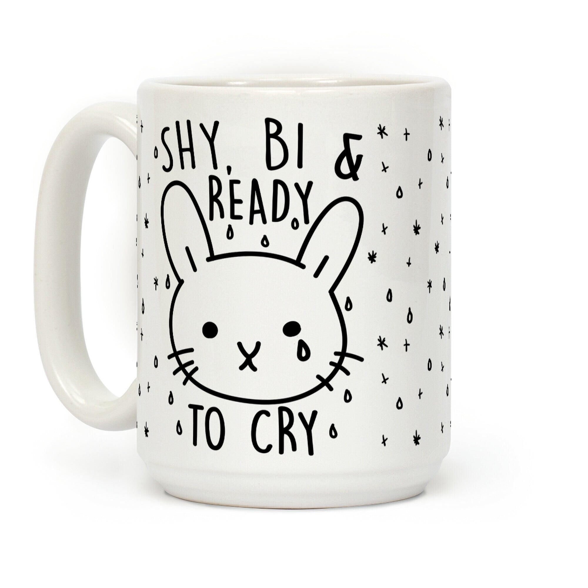 Shy Bi and Ready To Cry Coffee Mug