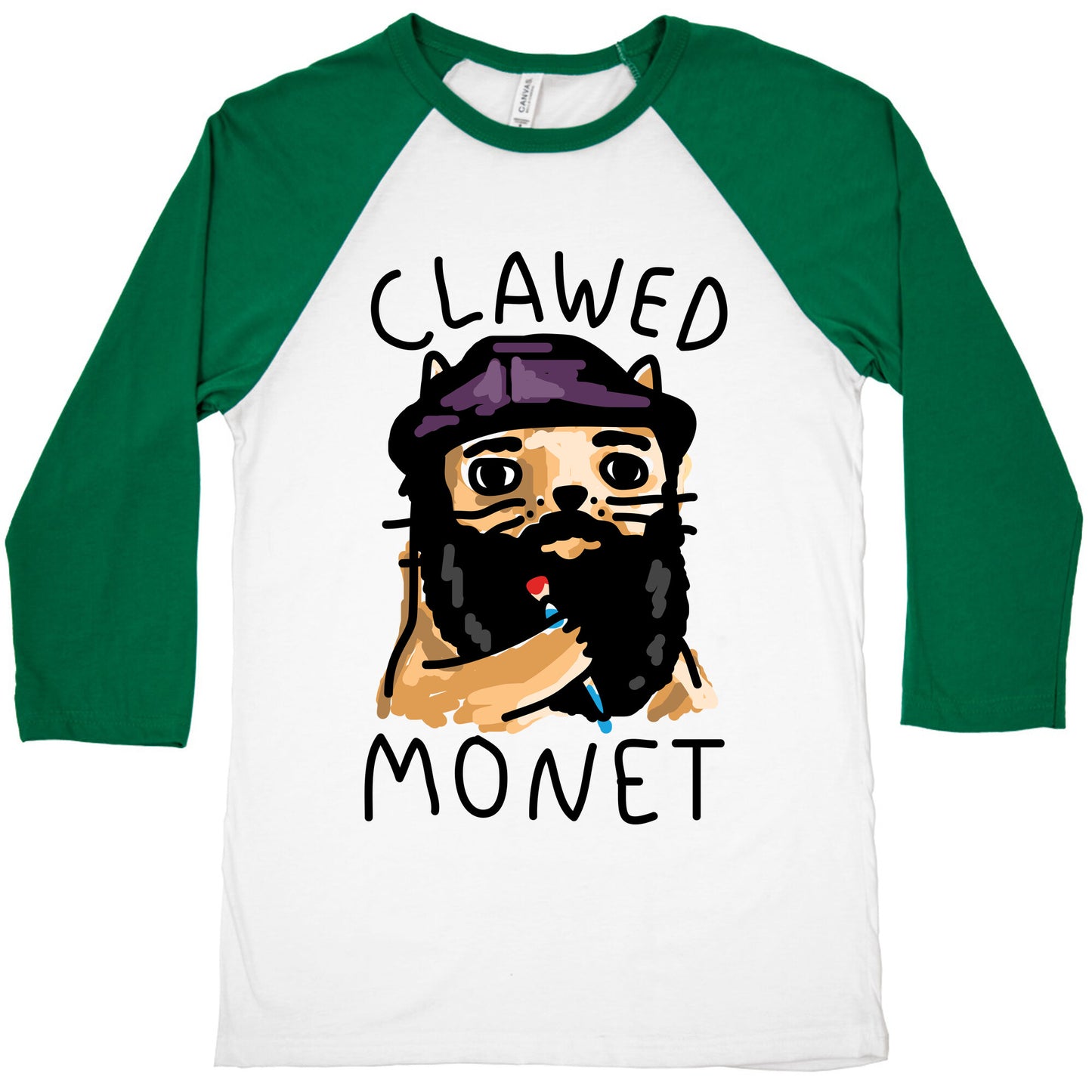 Clawed Monet Baseball Tee