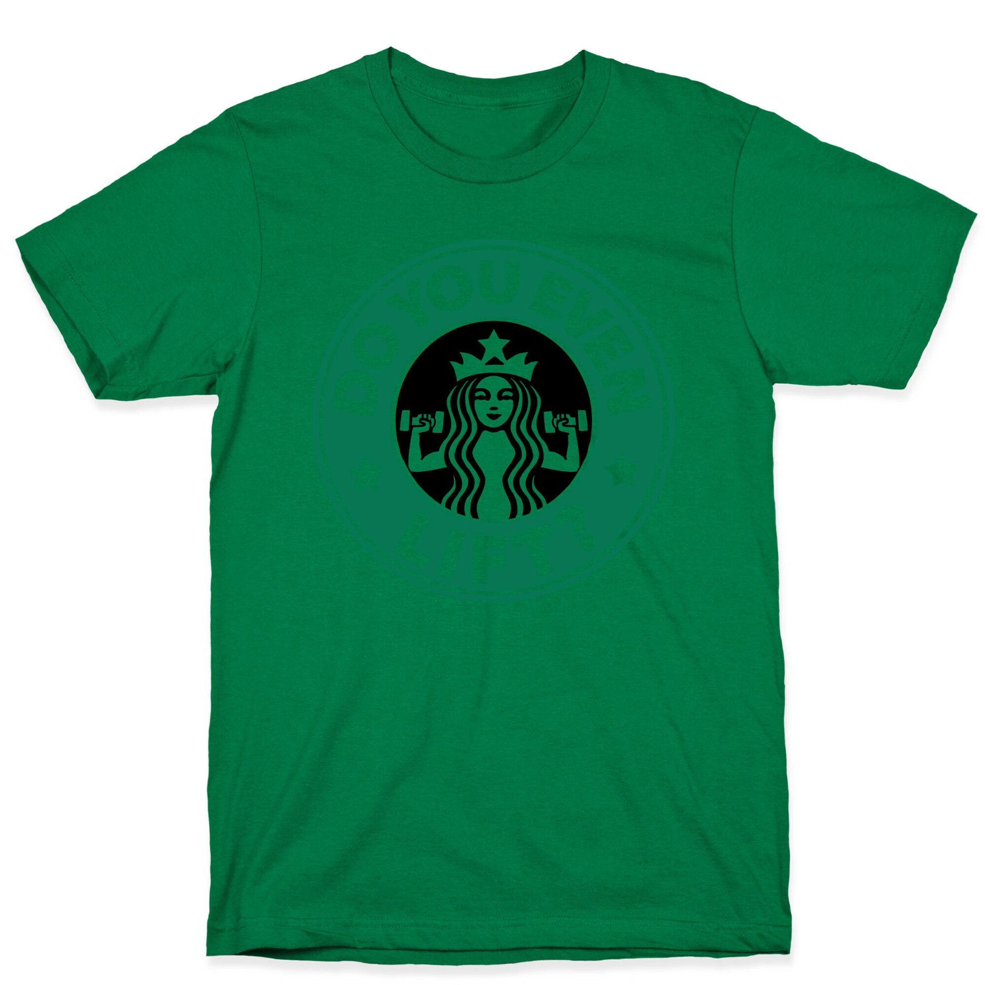 Do You Even Lift Coffee Parody T-Shirt