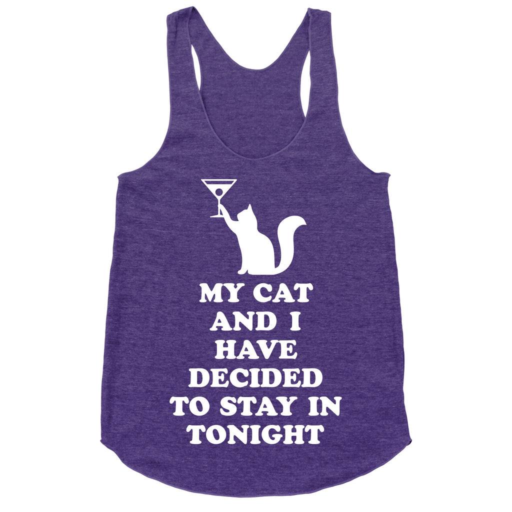 My Cat And I Racerback Tank