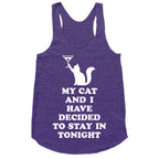 My Cat And I Racerback Tank