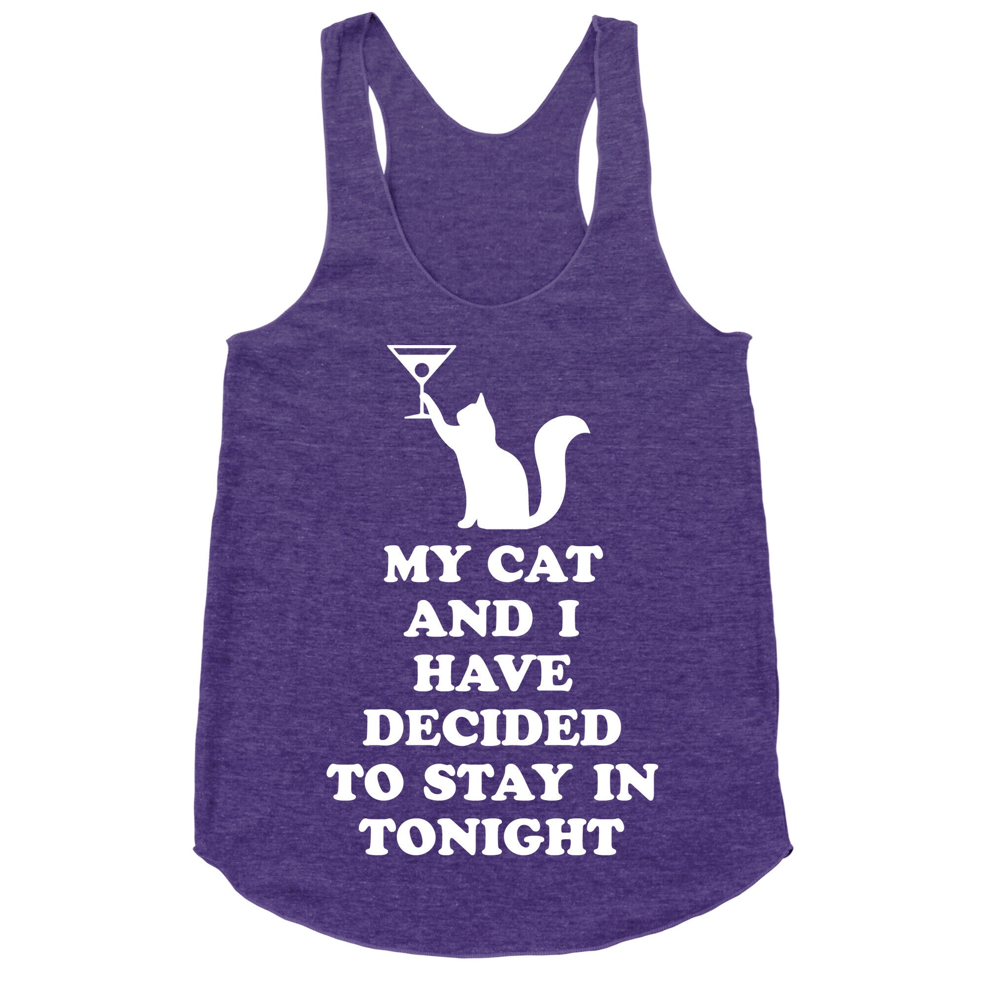 My Cat And I Racerback Tank