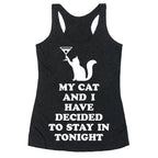 My Cat And I Racerback Tank