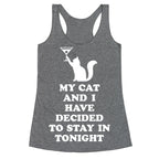My Cat And I Racerback Tank
