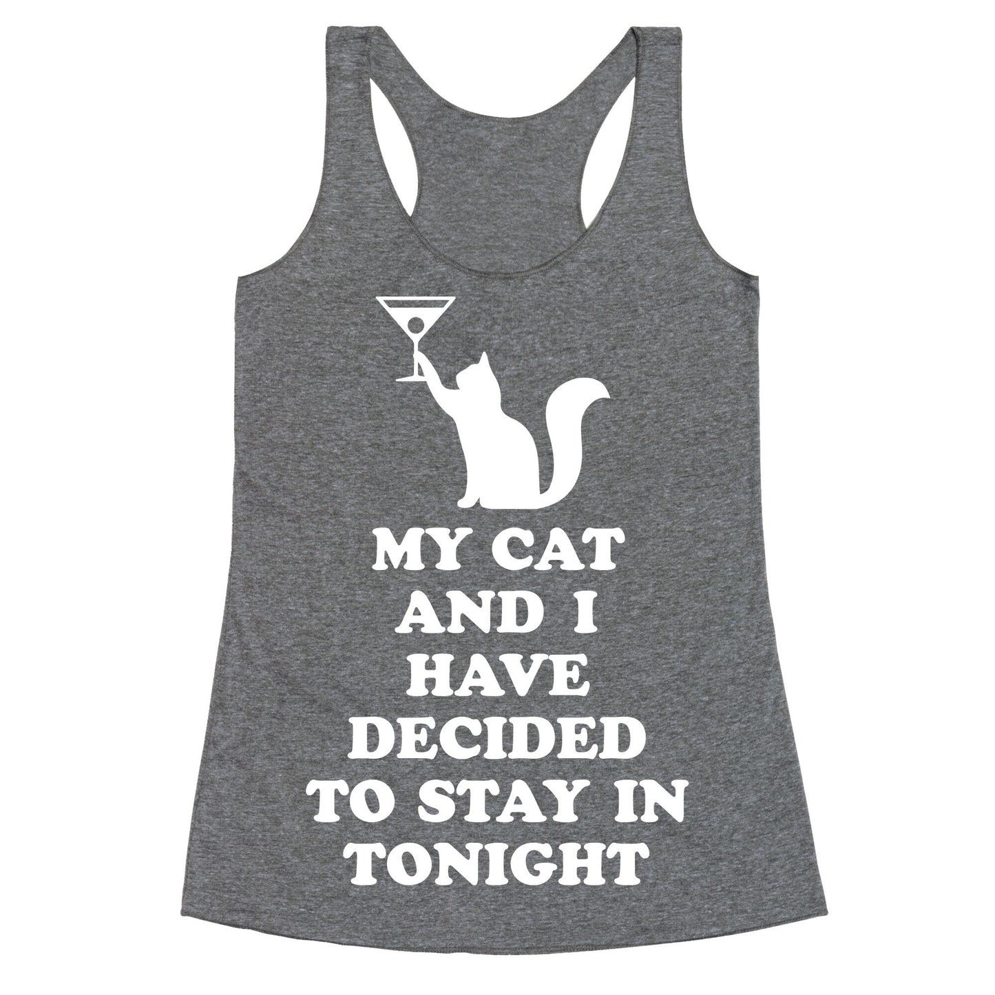 My Cat And I Racerback Tank