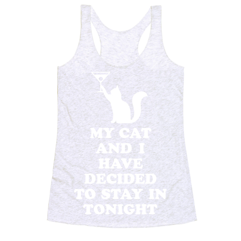 My Cat And I Racerback Tank