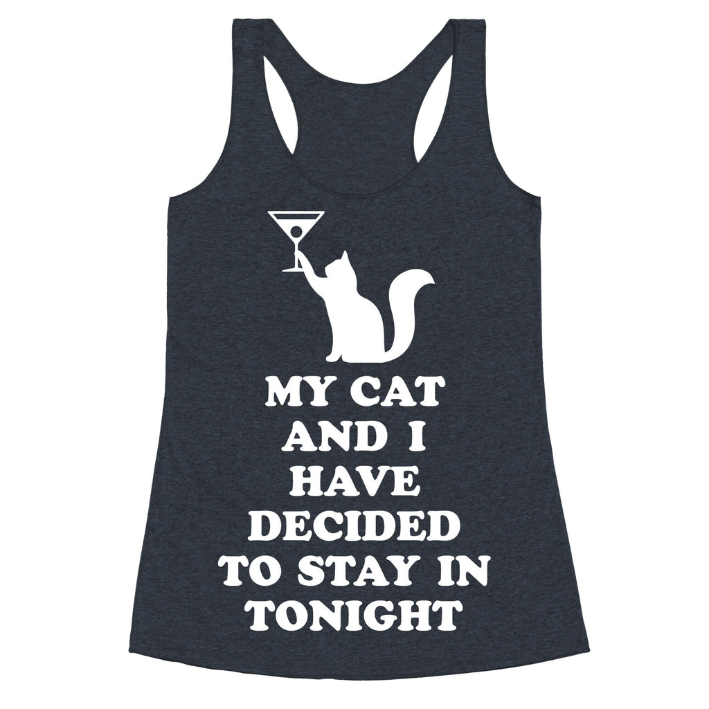 My Cat And I Racerback Tank