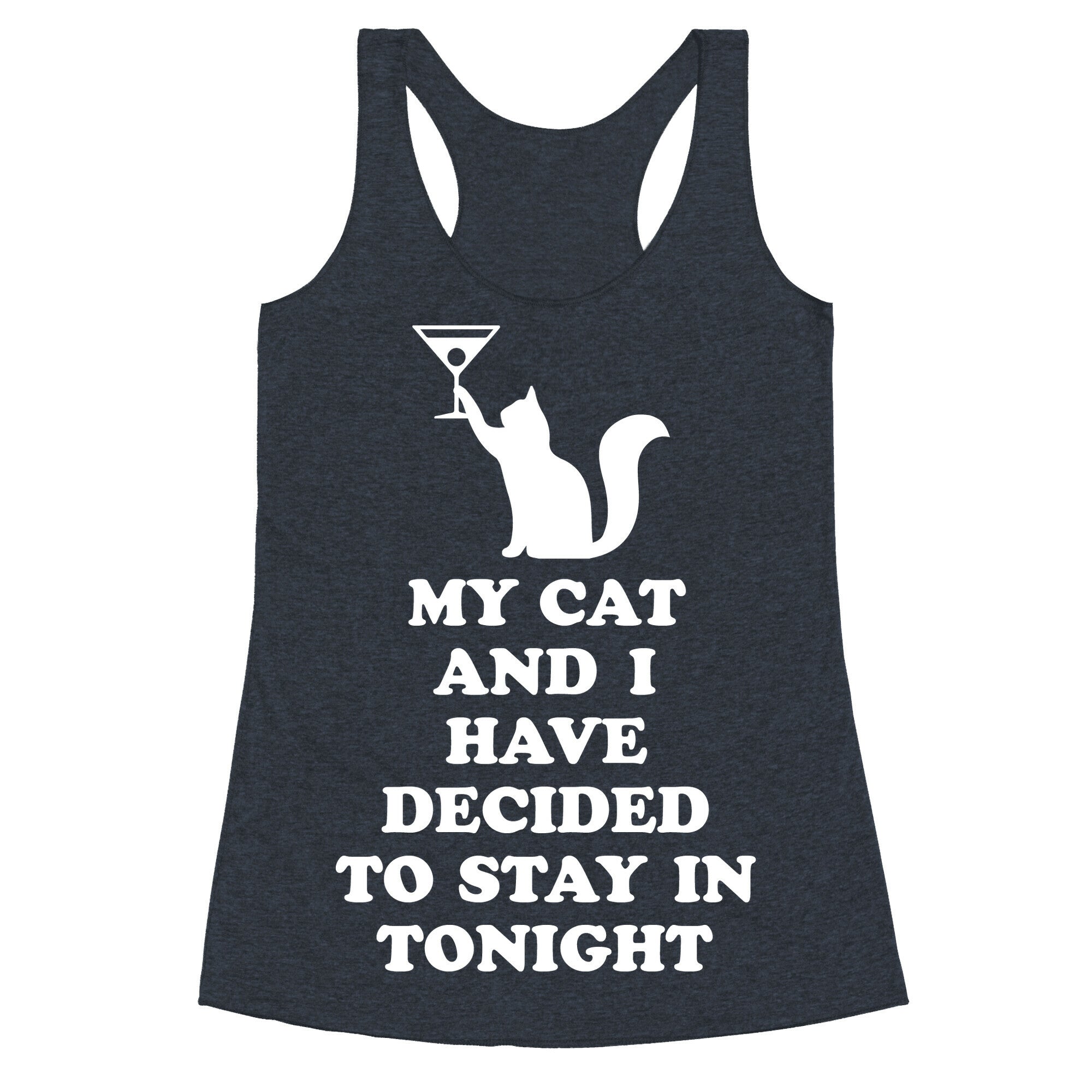 My Cat And I Racerback Tank