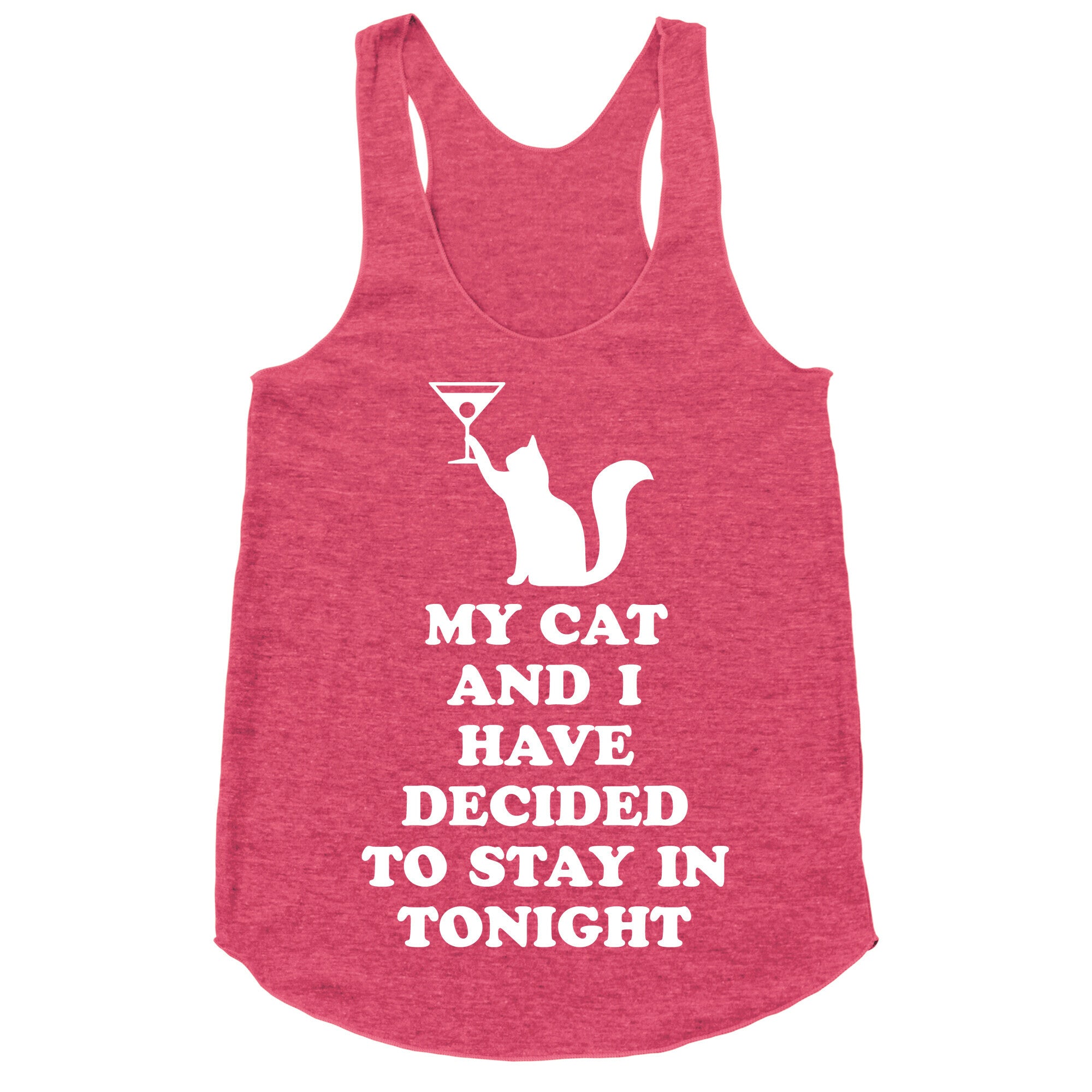 My Cat And I Racerback Tank