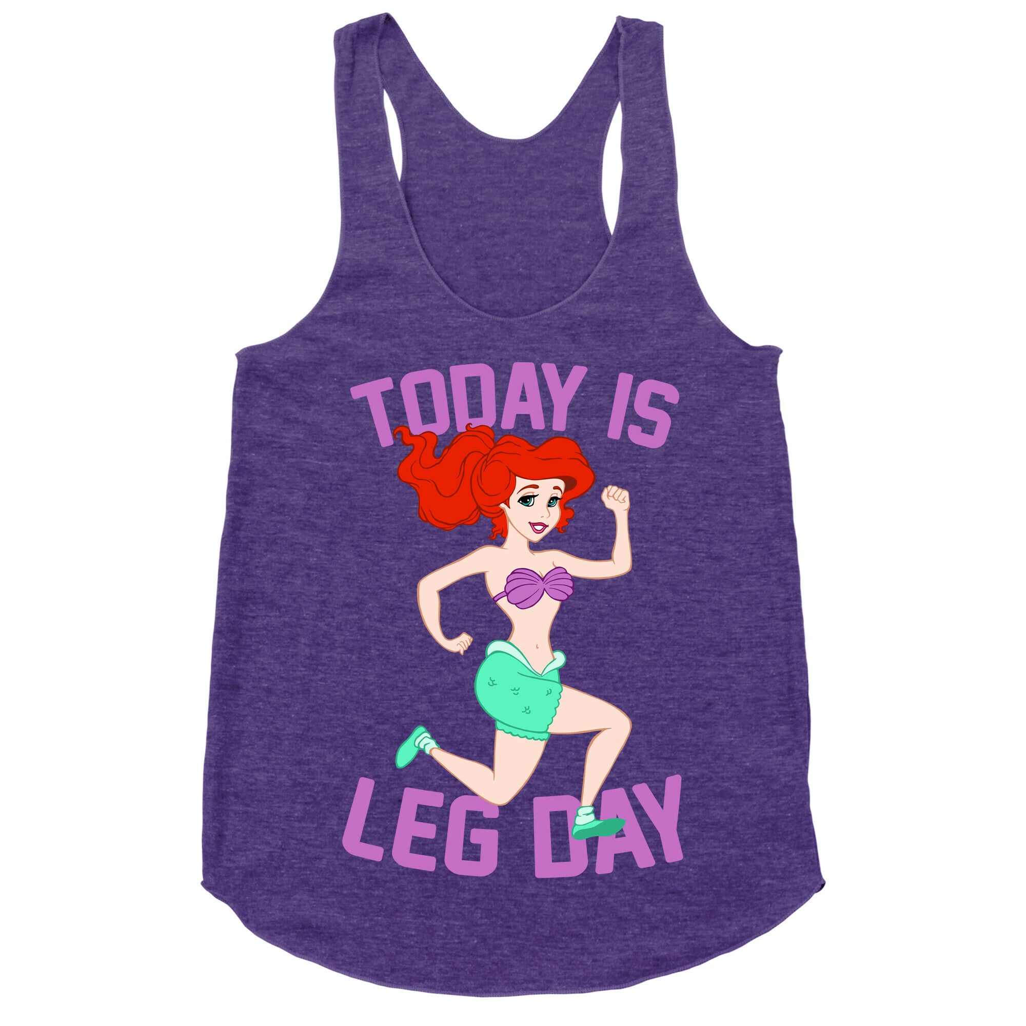 Today Is Leg Day Racerback Tank