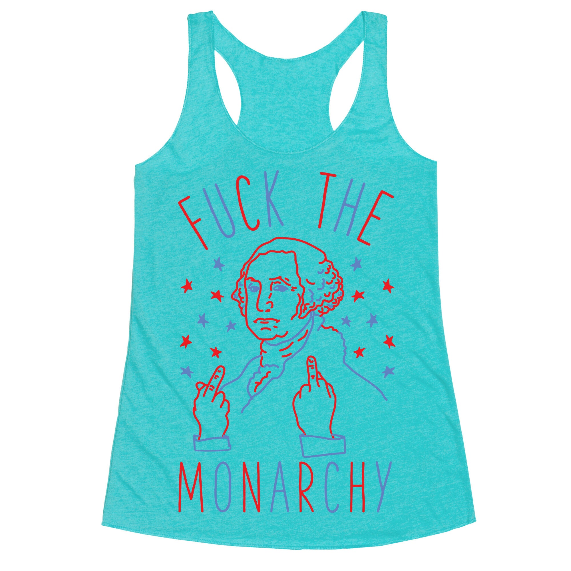 Fuck The Monarchy Racerback Tank