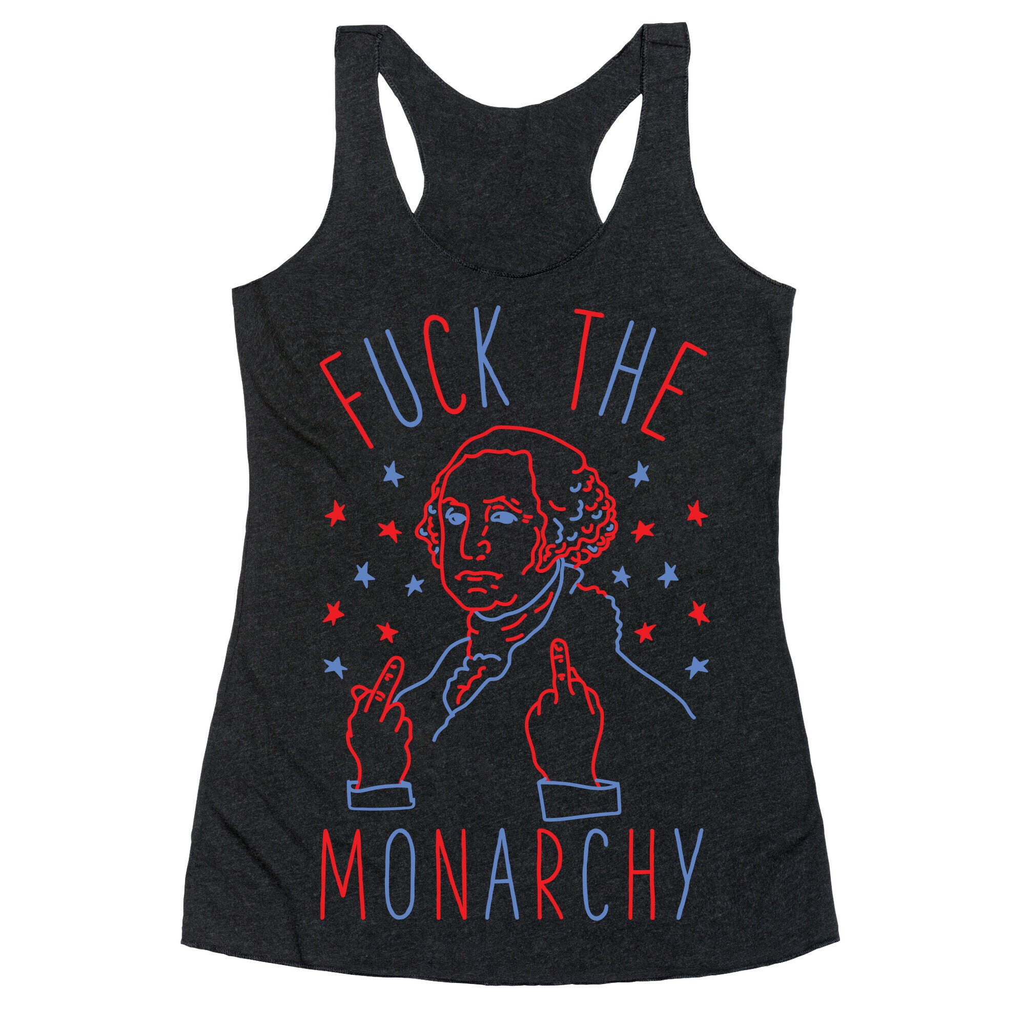 Fuck The Monarchy Racerback Tank