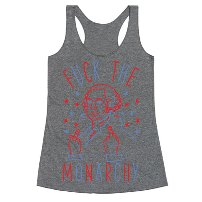 Fuck The Monarchy Racerback Tank