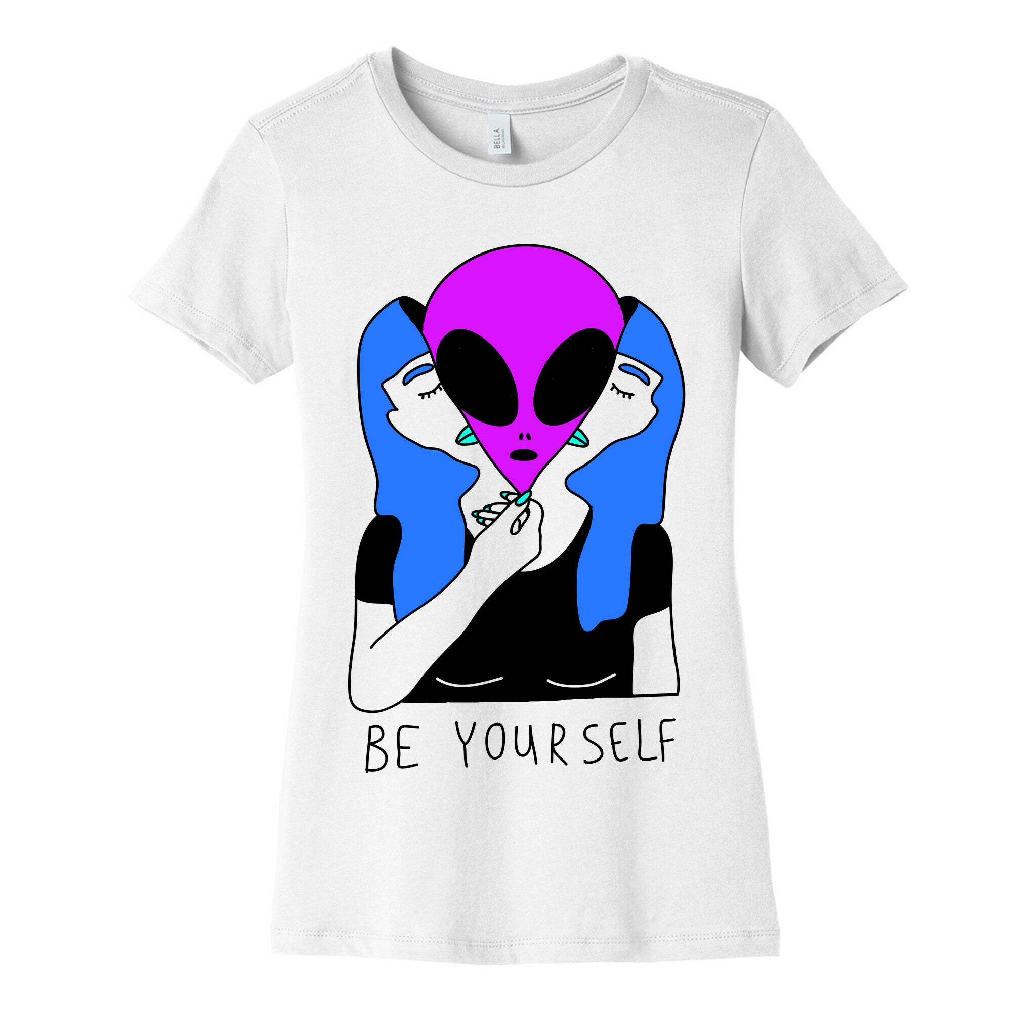 Be Yourself Alien Women's Cotton Tee