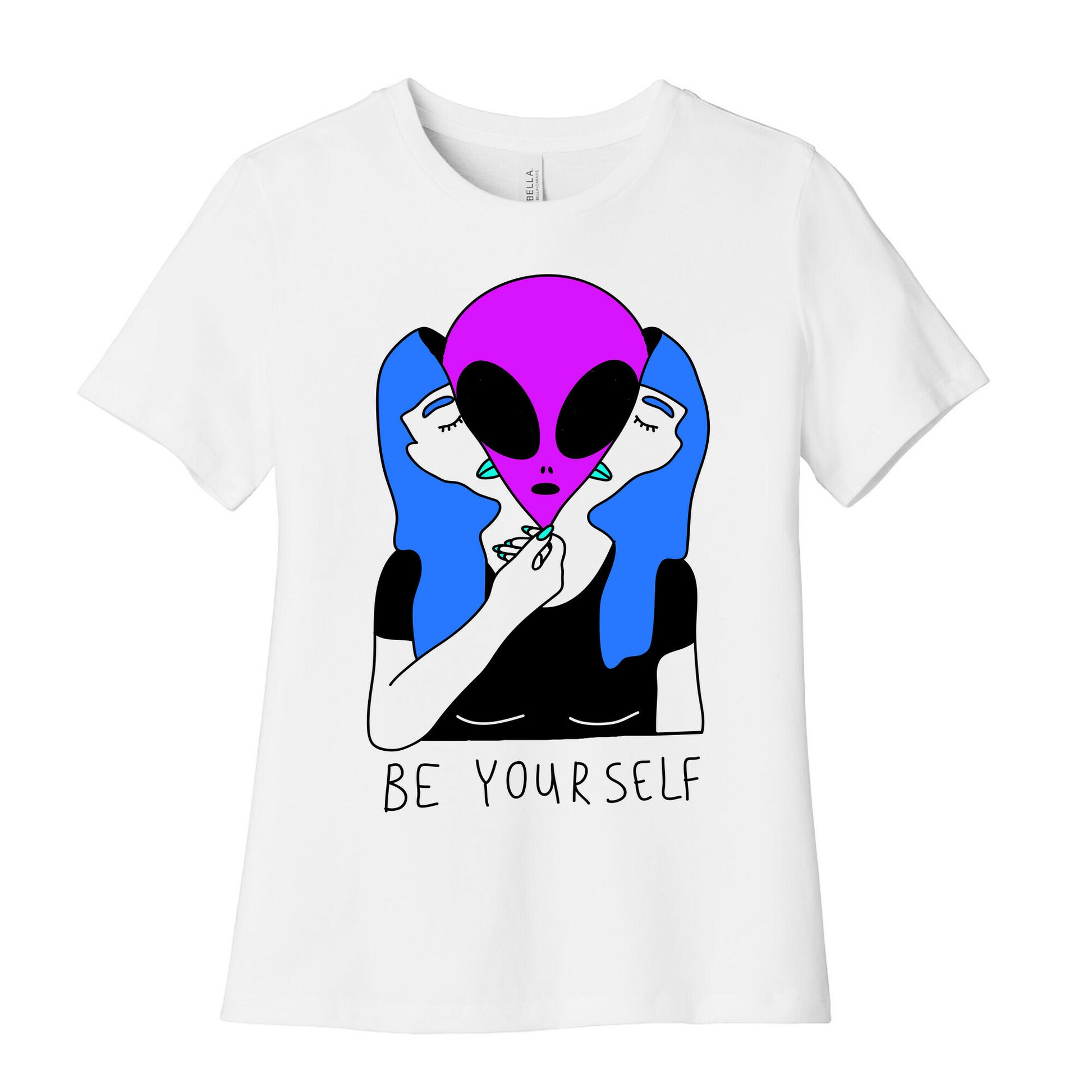 Be Yourself Alien Women's Cotton Tee