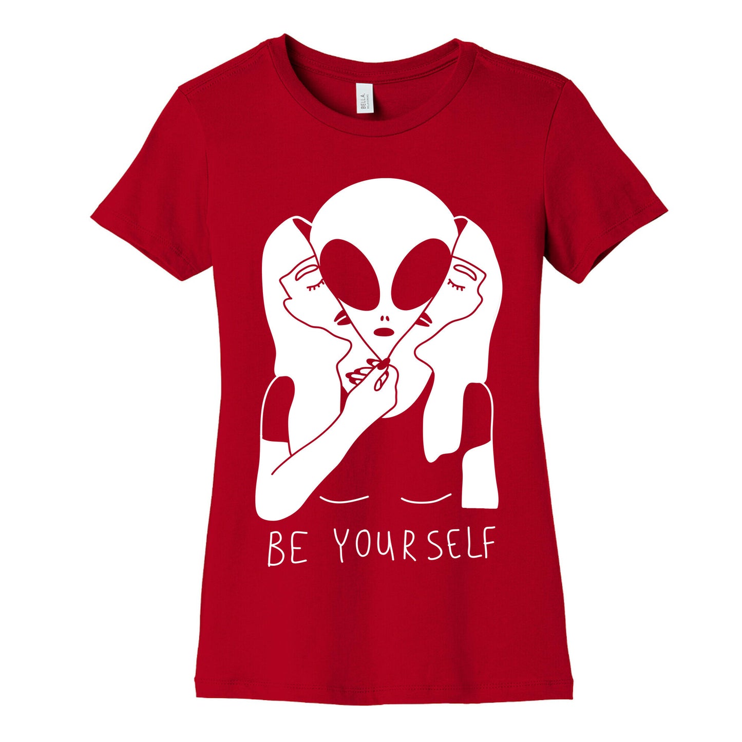 Be Yourself Alien Women's Cotton Tee