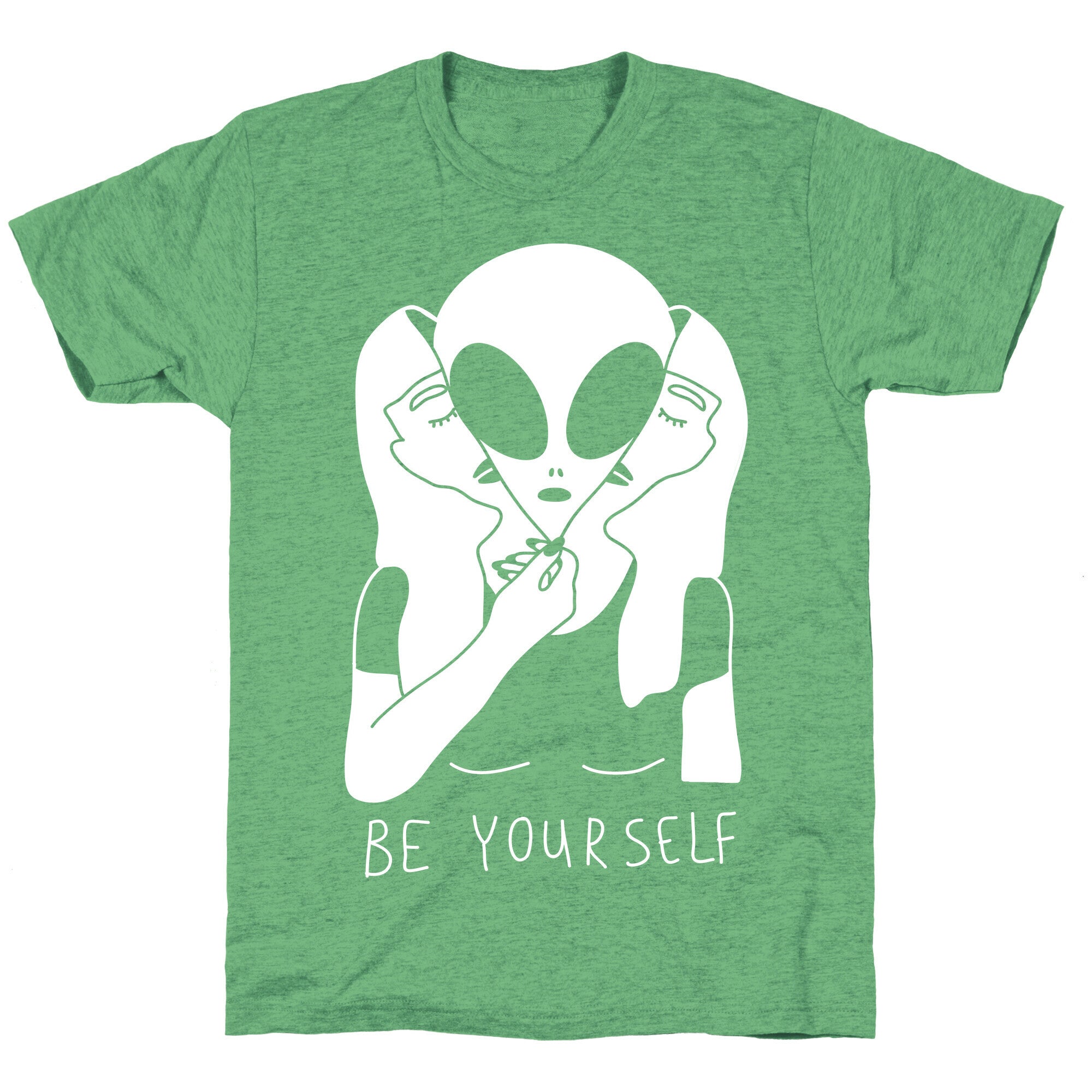Be Yourself Alien Unisex Triblend Tee