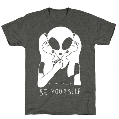 Be Yourself Alien Unisex Triblend Tee