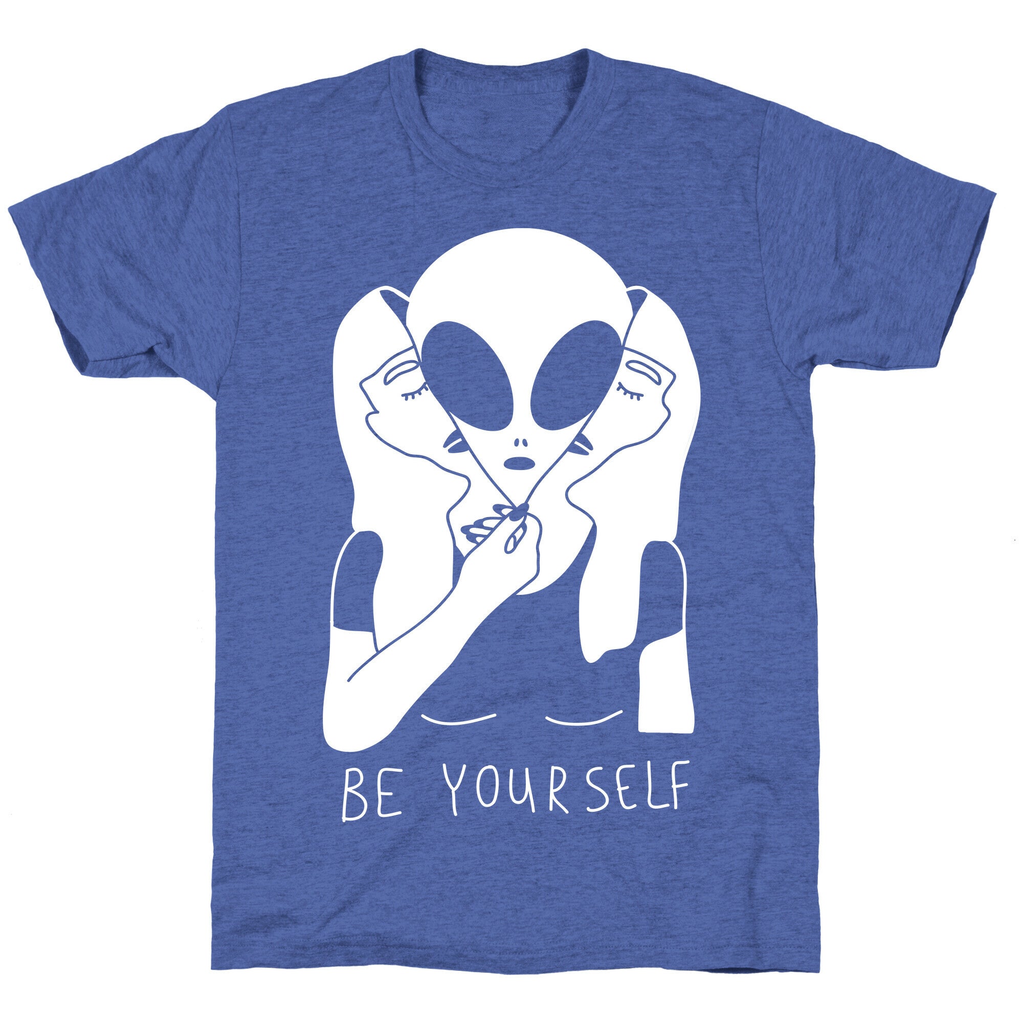 Be Yourself Alien Unisex Triblend Tee