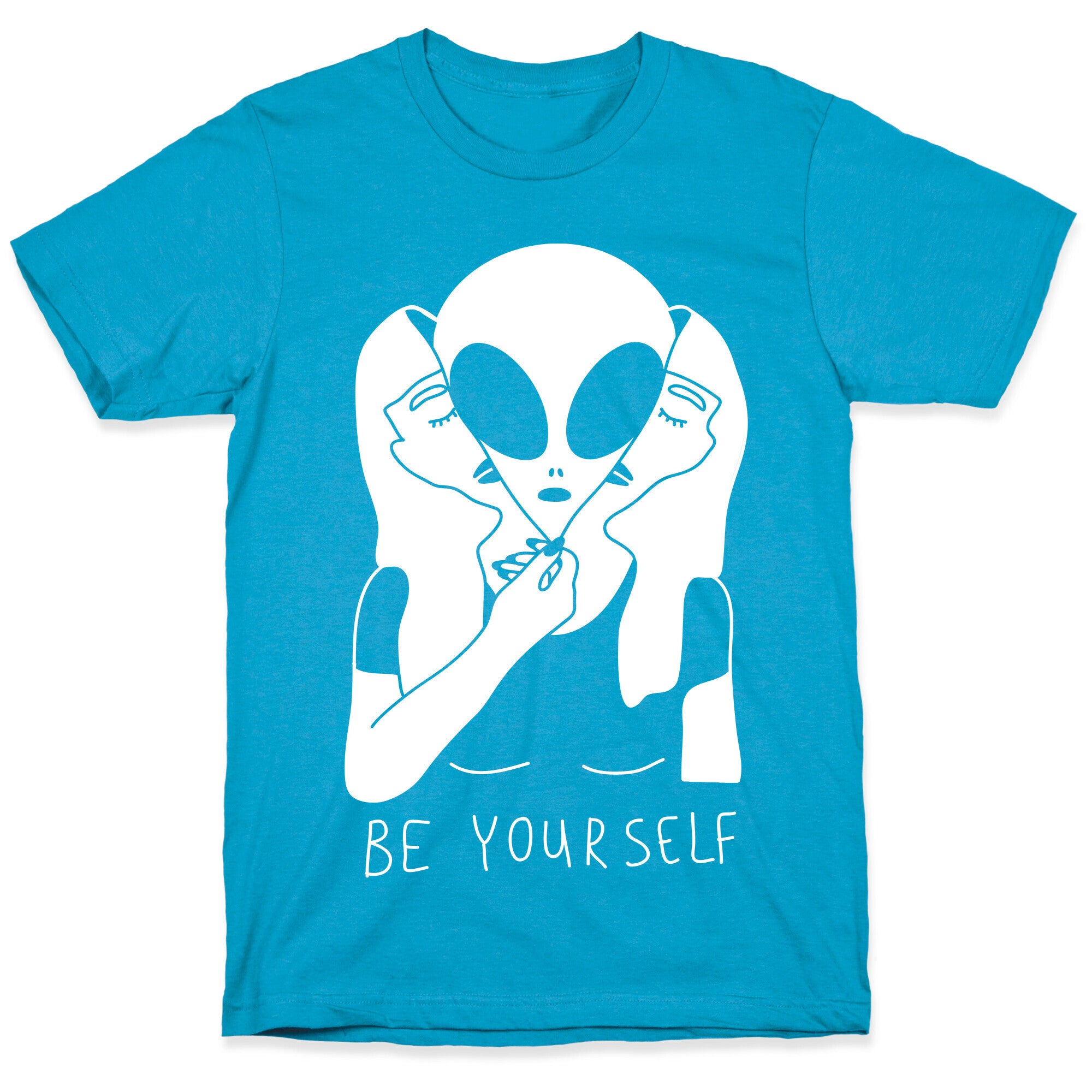 Be Yourself Alien Unisex Triblend Tee