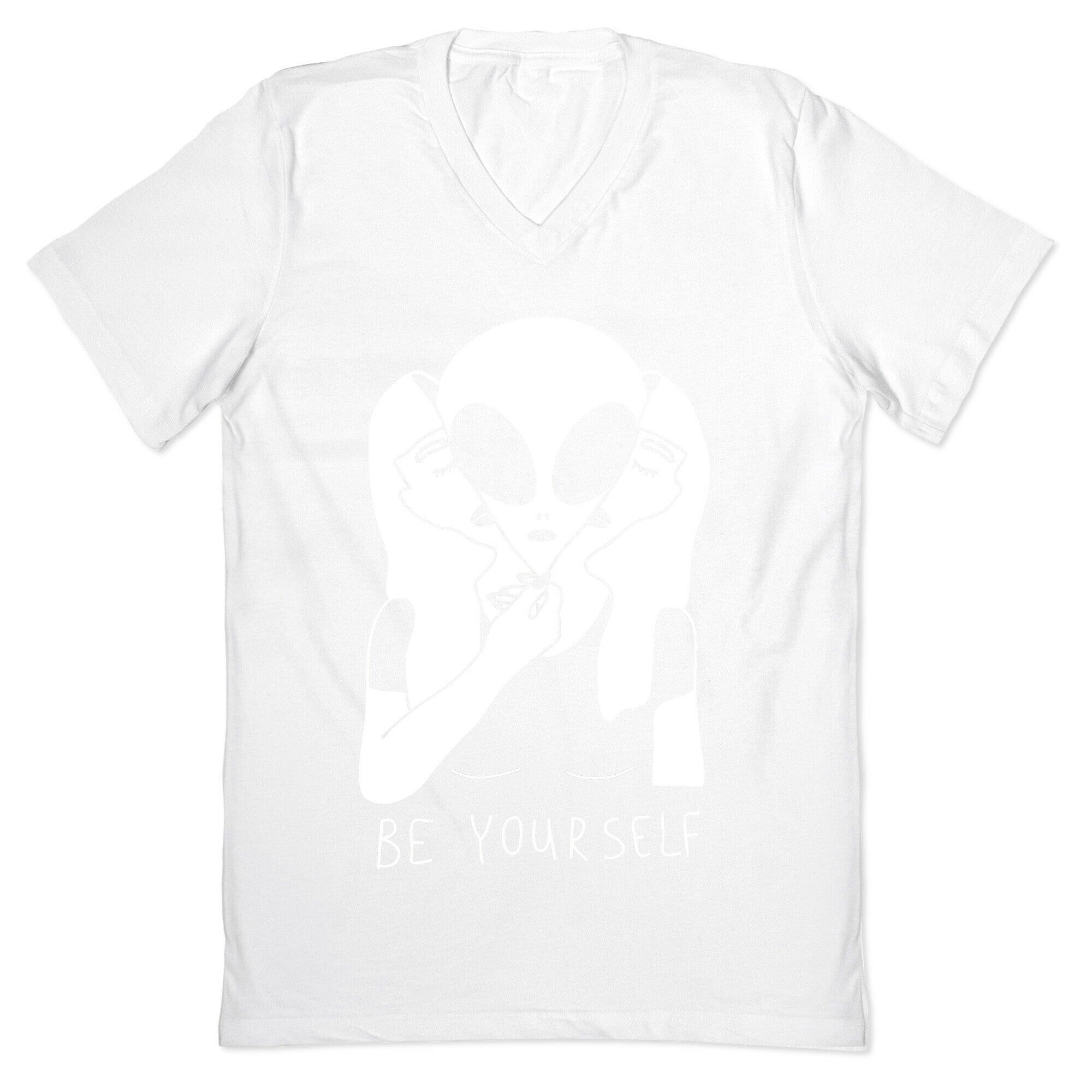 Be Yourself Alien V-Neck