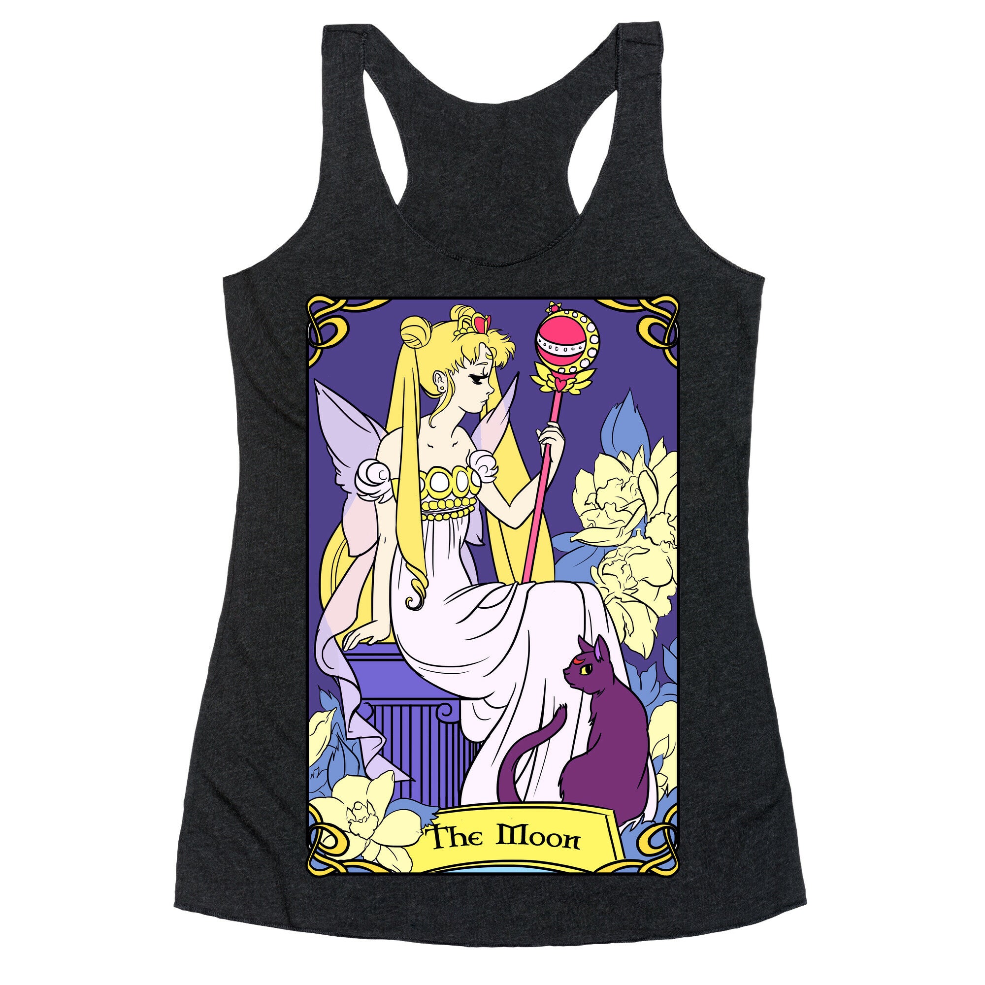 The Moon Tarot Racerback Tank
