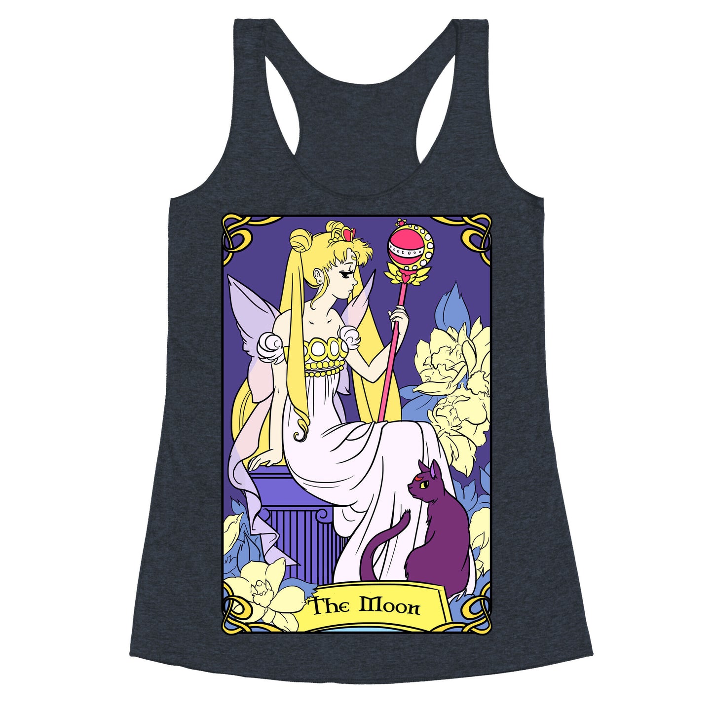 The Moon Tarot Racerback Tank