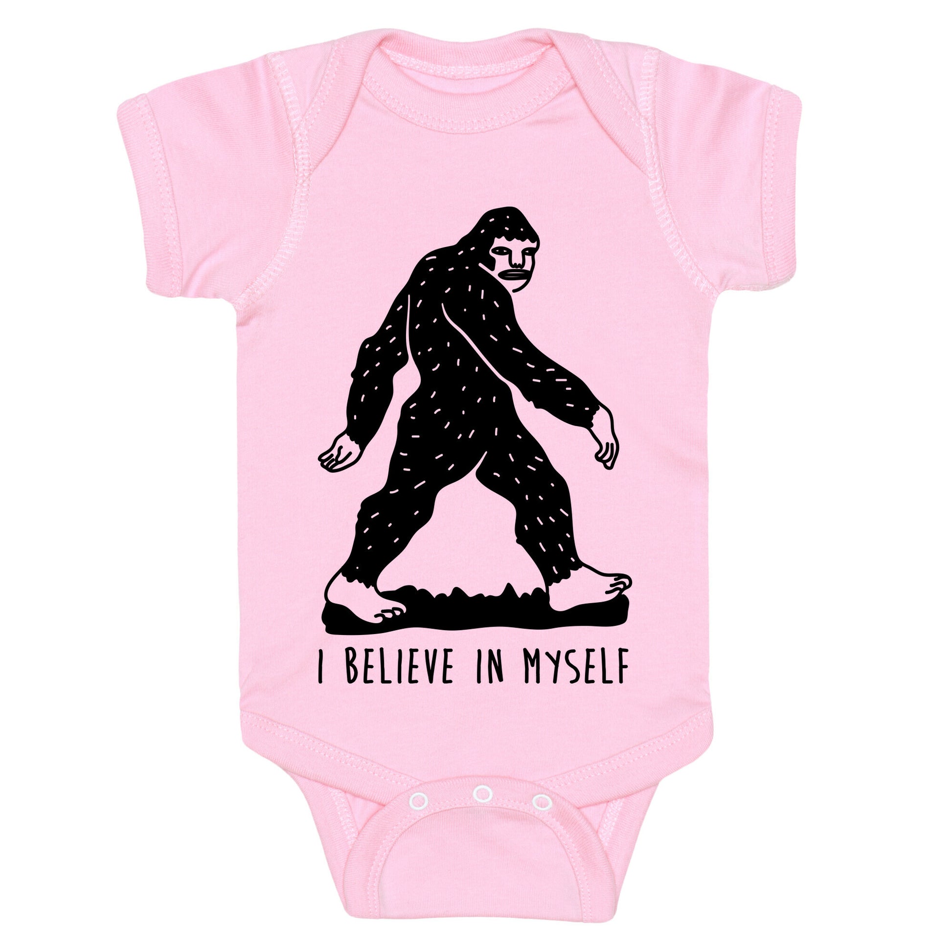 I Believe In Myself Bigfoot Baby One Piece